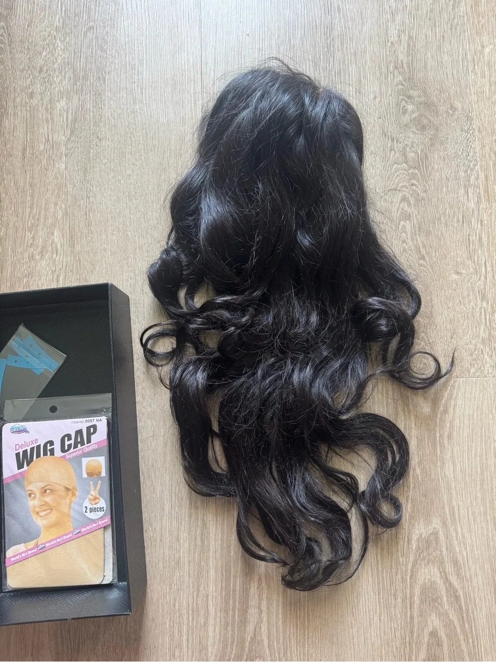 Hairvivi 18 inch silky small cap size 21-22 Dark Brown Wig with Included Wig Cap